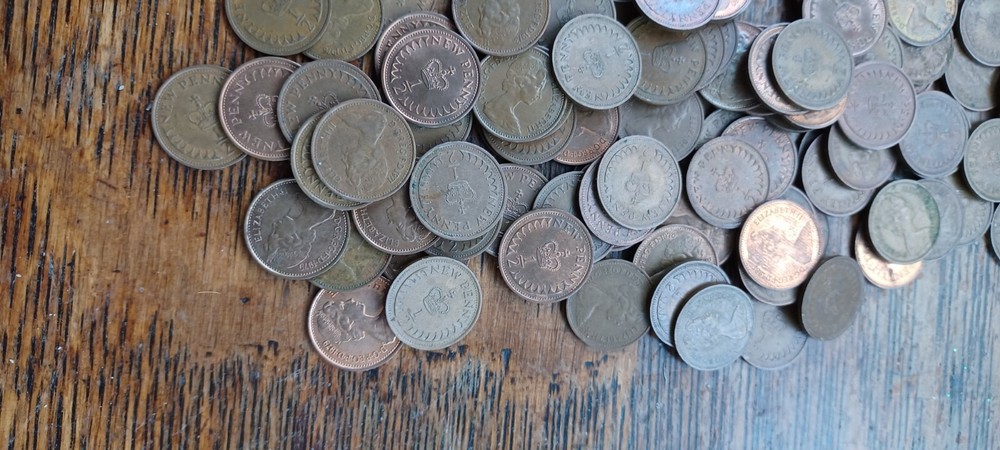 Collection Of Halfpennies