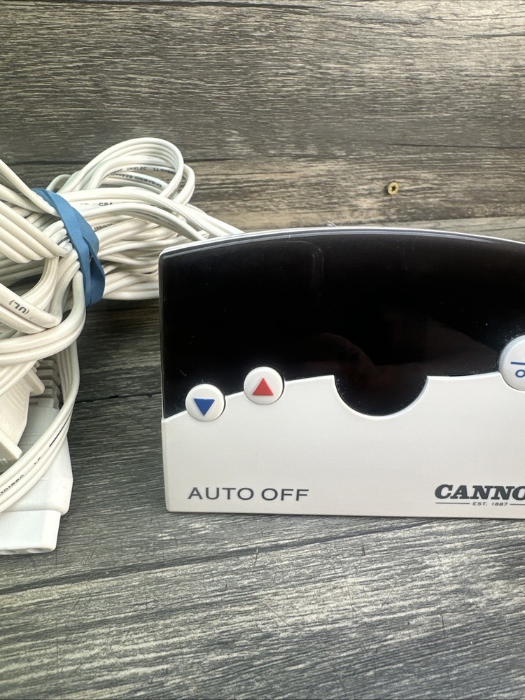 Cannon Heated Bedding Controller TC12B0-D White 120V Auto-Off Replacement Cord