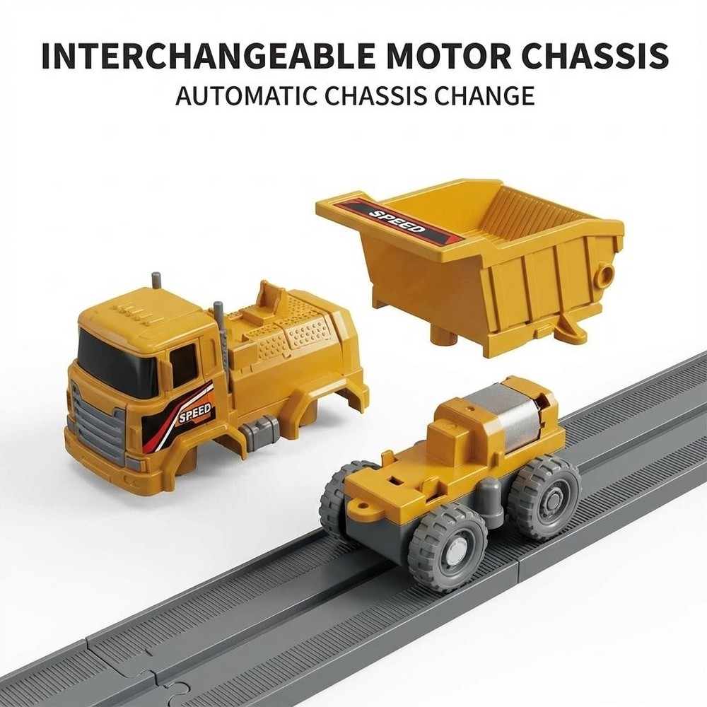 Construction Track Playset for Kids – STEM Engineering Toy