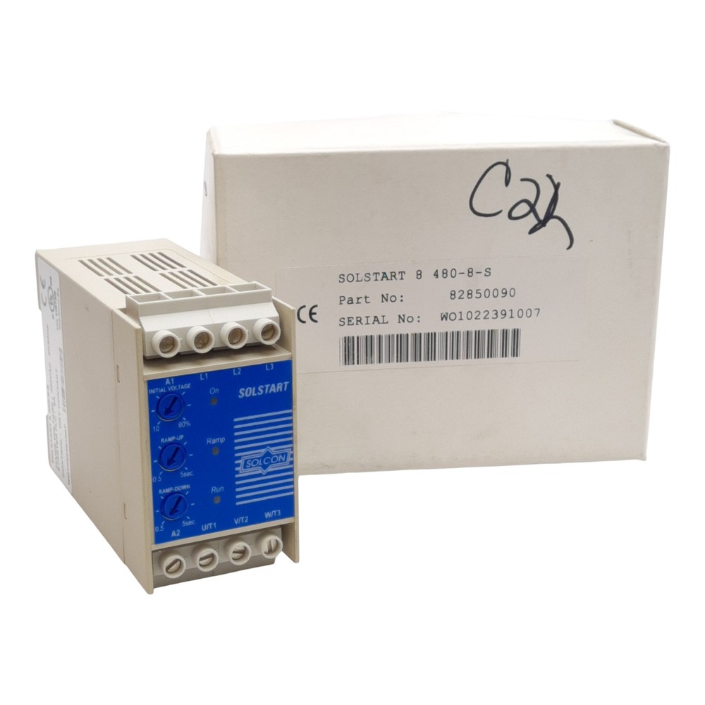 Solcon 8-480-8-S Solstart 8 Harsh Environment Analog Soft Starter, 8A 480VAC
