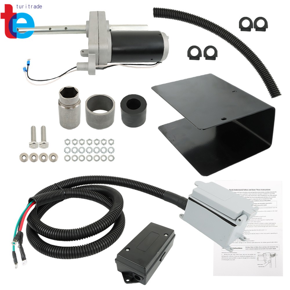 For 1824200100 Electric Powered Trailer Jack Kit 12000 Lbs