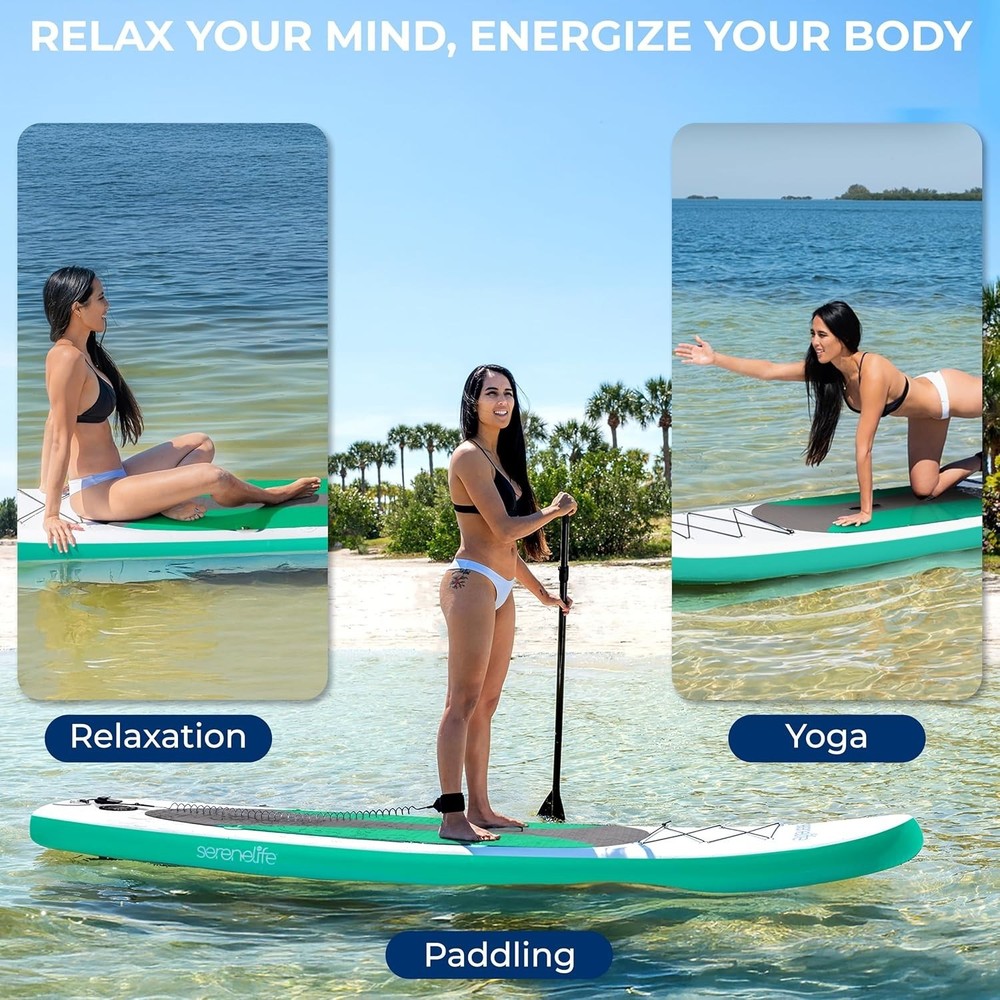 Easy-to-Setup Inflatable SUP Board - Ultimate Stability