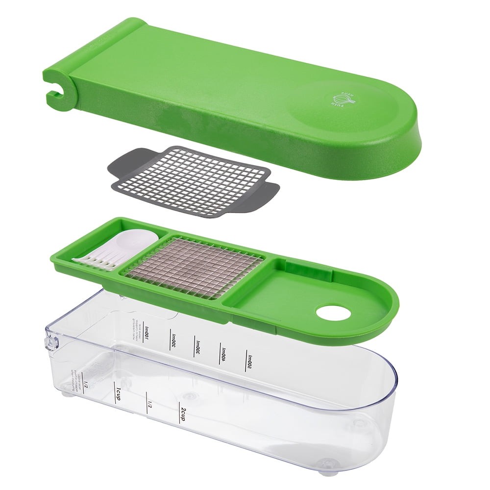 PrepSolutions Onion Chopper and Dicer - Vegetable Cutter with 2 Cup Container