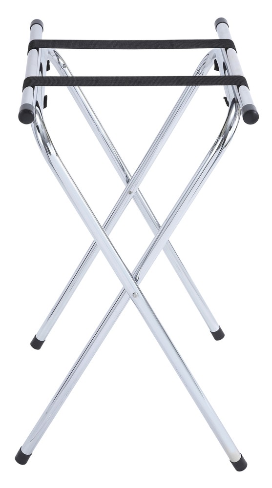 Folding Tray Stand, 31"H, Chrome (6 Each)