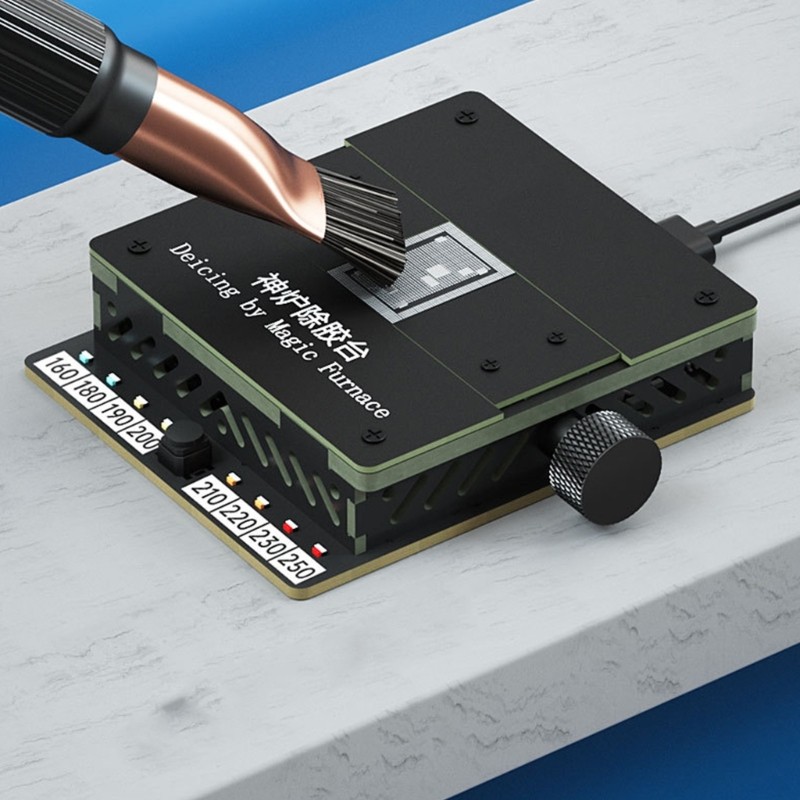 Portable Heating Station Adjustable Temperature CPU Heating Platform for Chip