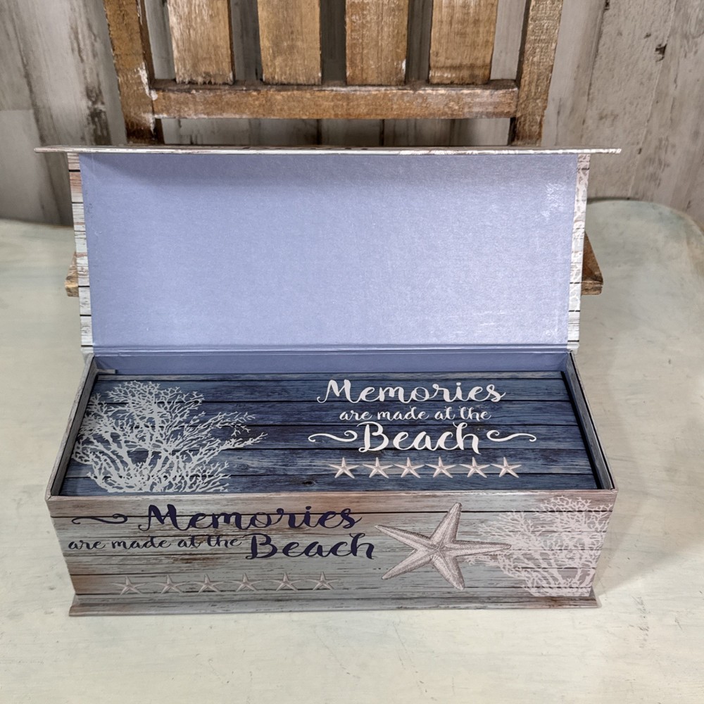 Beach Themed Nesting Decor Or Gift Boxes New