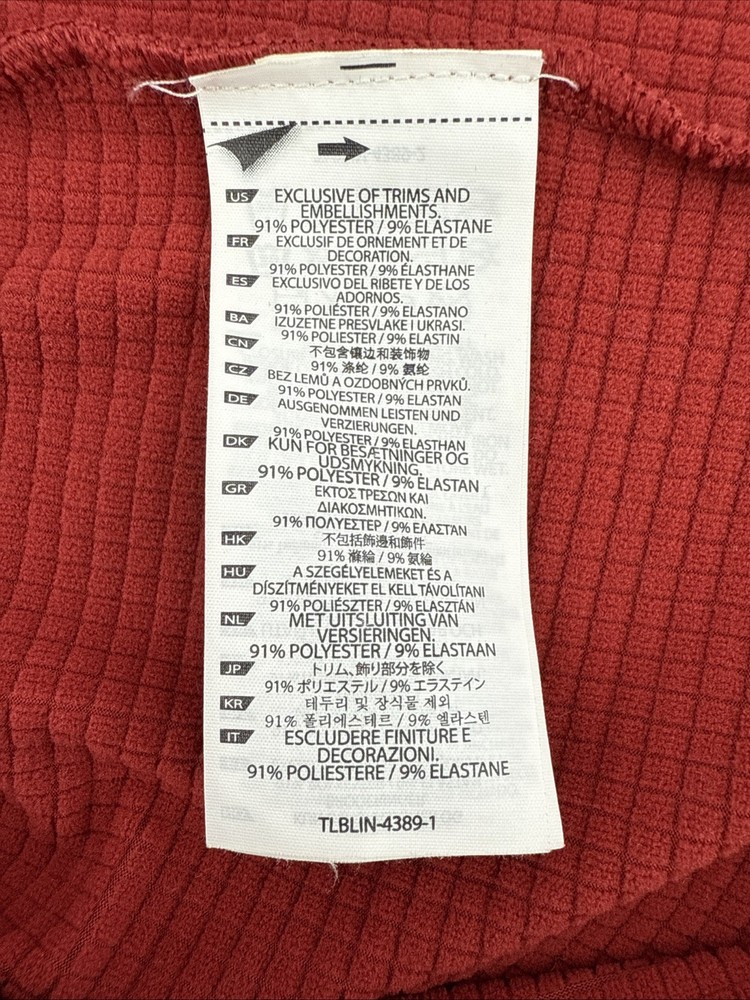 5.11 Tactical Full Zip Jacket Men’s Medium Red Performance Stretch Midlayer