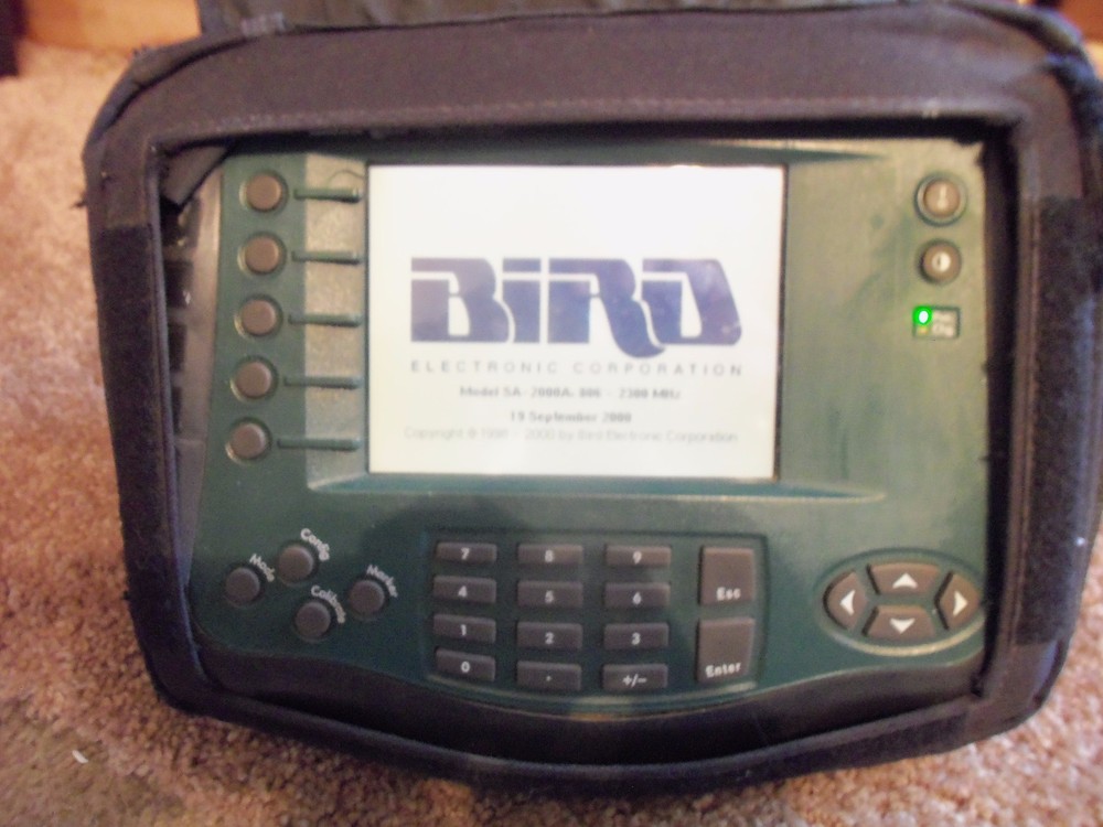 Bird SA-2000A Digital Site Analyzer SWR Power Thruline Meter