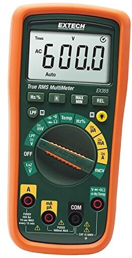 EX355 True RMS Multimeter with NCV & 12 Functions