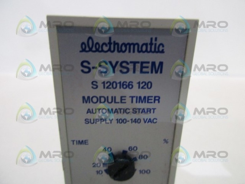 ELECTROMATIC S-120166-120 TIMER MODULE UNMP