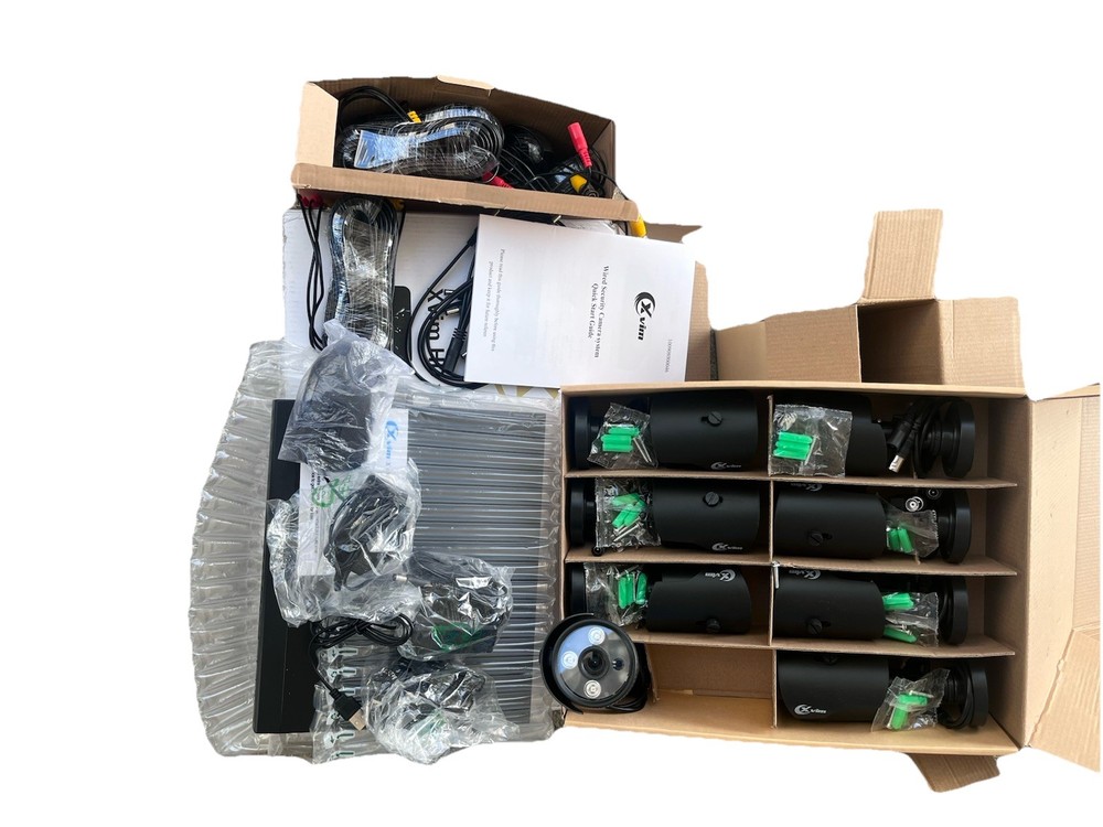 Xvim 8 Camera Wired IP Security System Night Vision Network Video Recorder