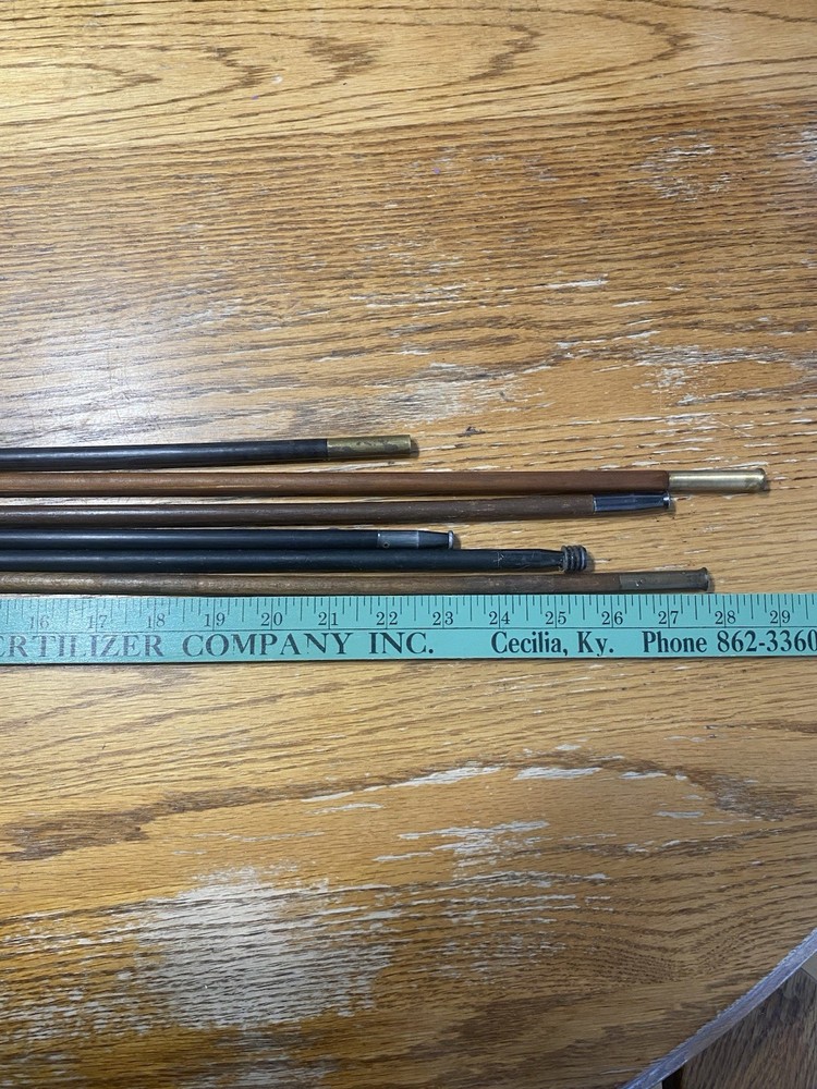 Lot Of Vintage muzzleloader ramrods