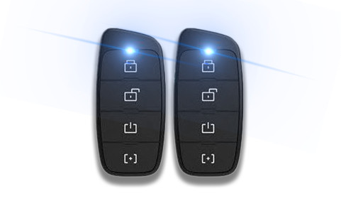 Plug-n-Play (2) 4-Button 2-Way Remote Start Kit For 2008-2017 Jeep Compass