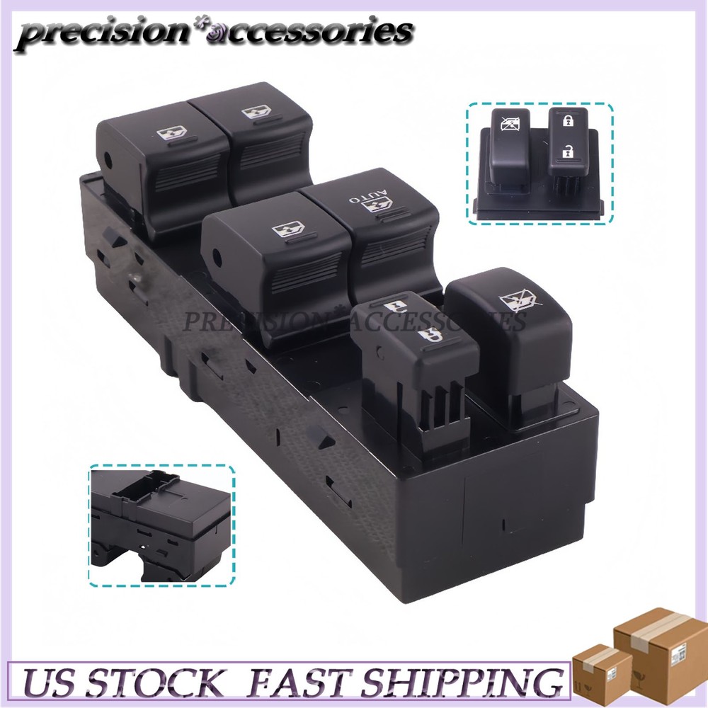 Left Front Master Window Switch Black For 2014-2018 83071SG010 Subaru Forester