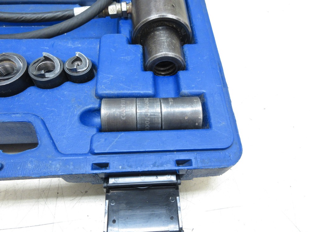Current Tools 152PM 1/2' - 2" Hydraulic Knockout Punch / Driver Set Used
