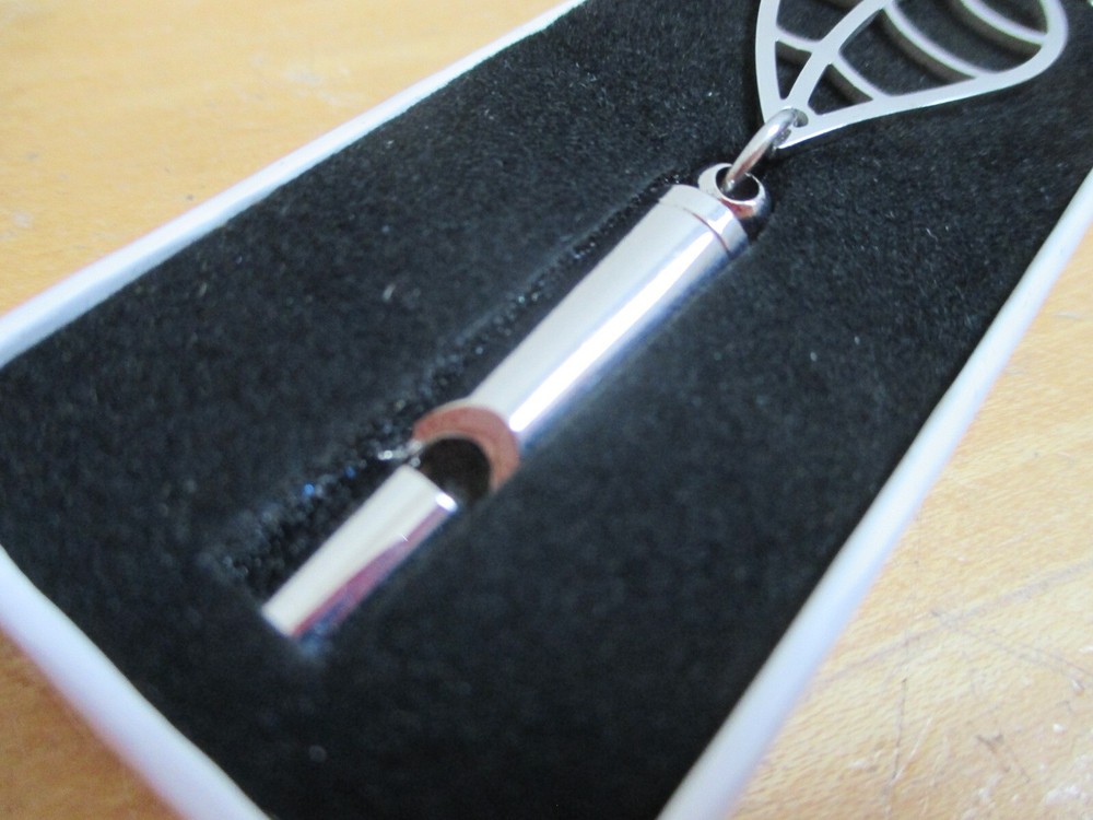 Damsel In Defense Leaf Whistle Necklace B