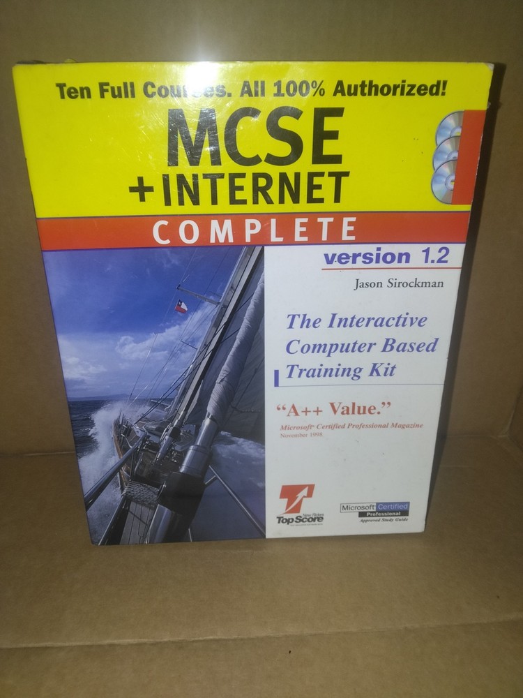 TopScore MCSE + Internet v1.2 Training Kit CD, Interactive, Windows 95/NT 4.0