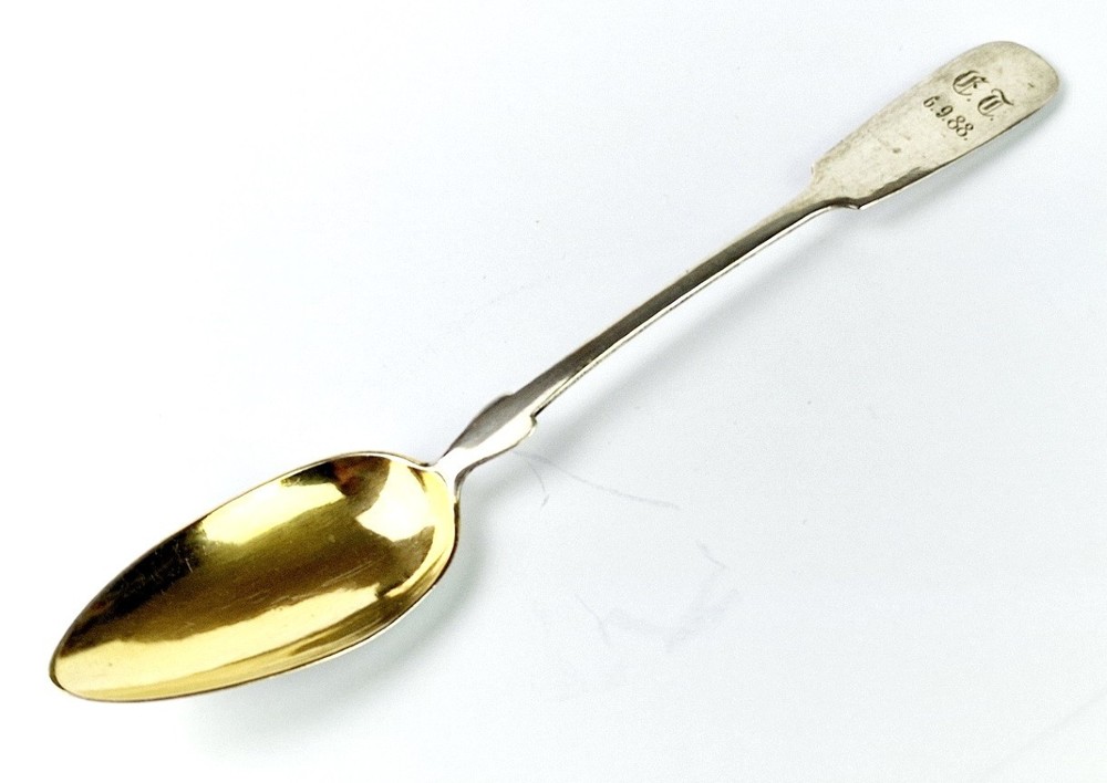 Spoon Silver Gilded Circa 1888 R1448