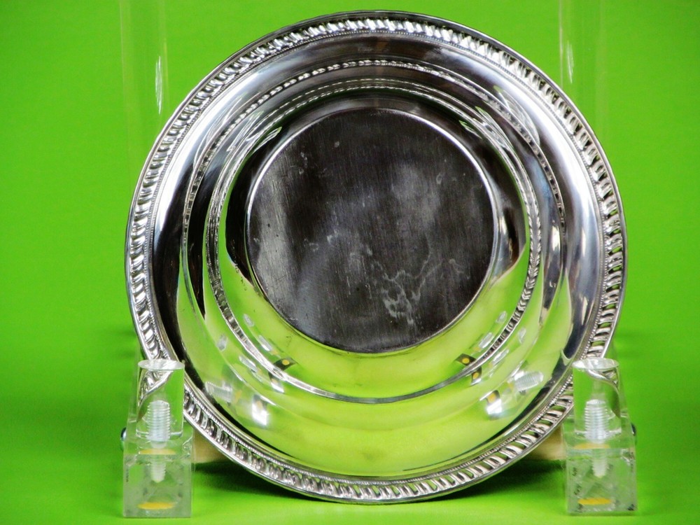 A Vintage B & M Sterling Silver Nut Bowl Underside marked Sterling