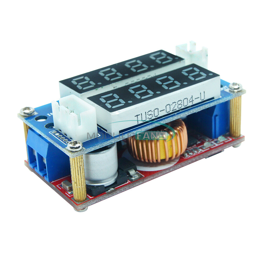 Adjustable 5A CC/CV Step down Charge LED Panel Voltmeter Ammeter Display Module