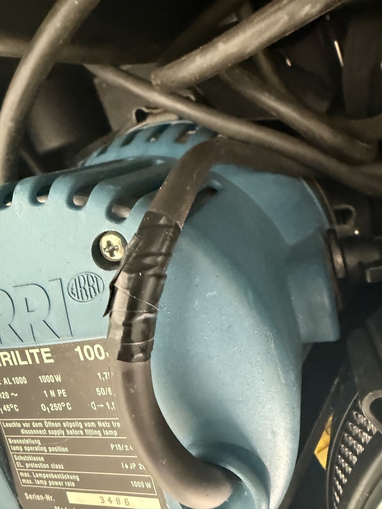 ARRI Arrilite 1000 - Open Face Flood / Spot Studio Light