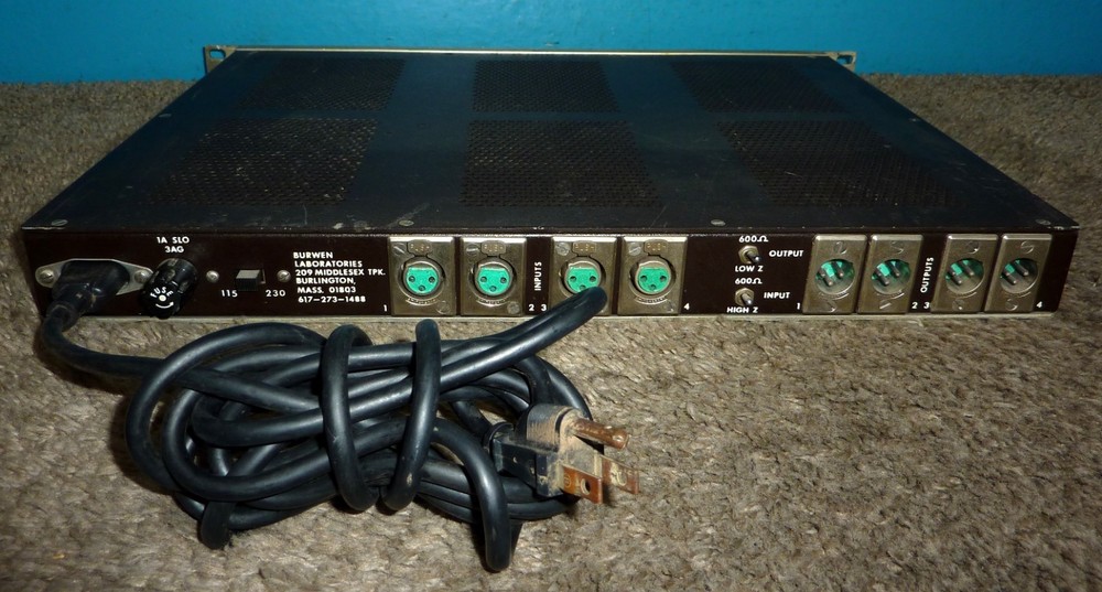 Burwen Model 1000 Dynamic Analog Noise Filter