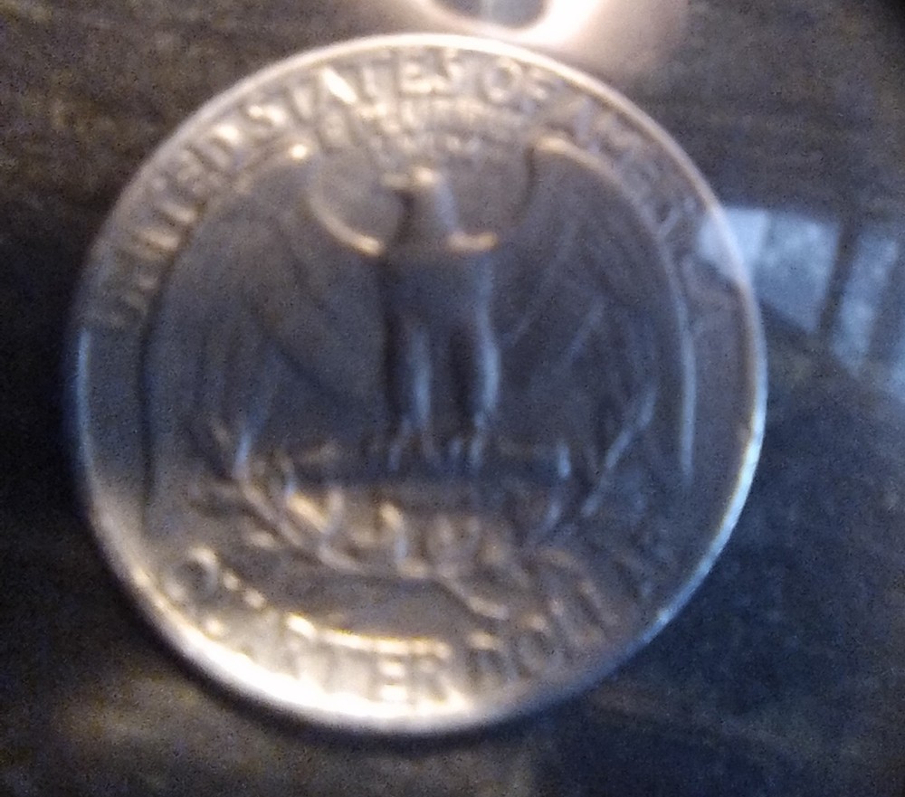 1967 Quarter Ring Around Inside Rim, Strike Errors, Off Center