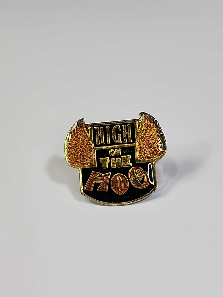 High On The Hog Motorcycle Lapel Pin
