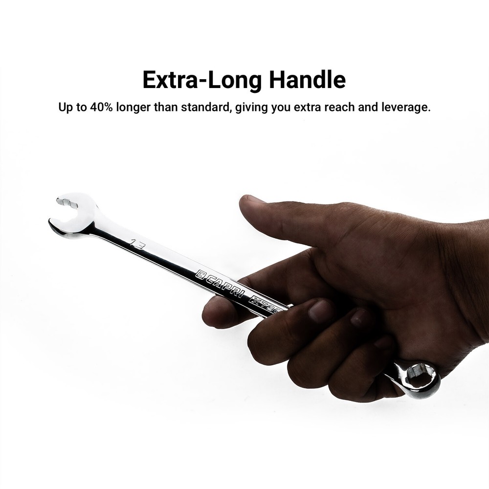 Capri Tools WaveDrive Pro Combination Wrench for Regular/Rounded Bolts, Single