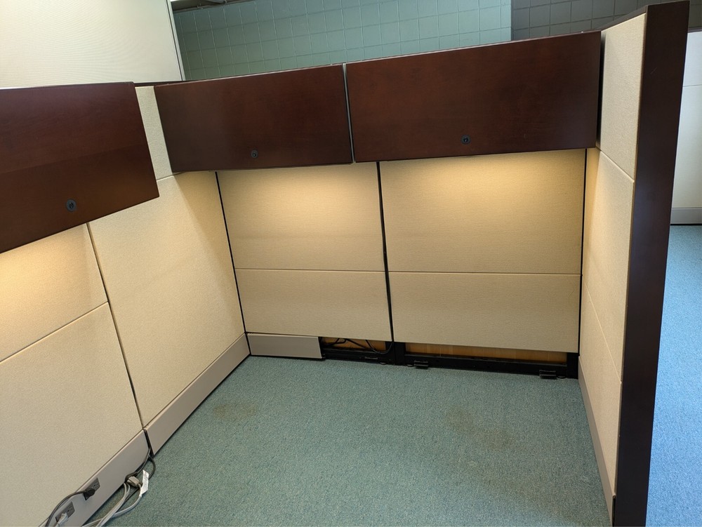 Herman Miller Ethospace office panels -- three cubicles