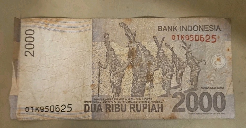 2012 Indonesia 2000 Rupiah Note