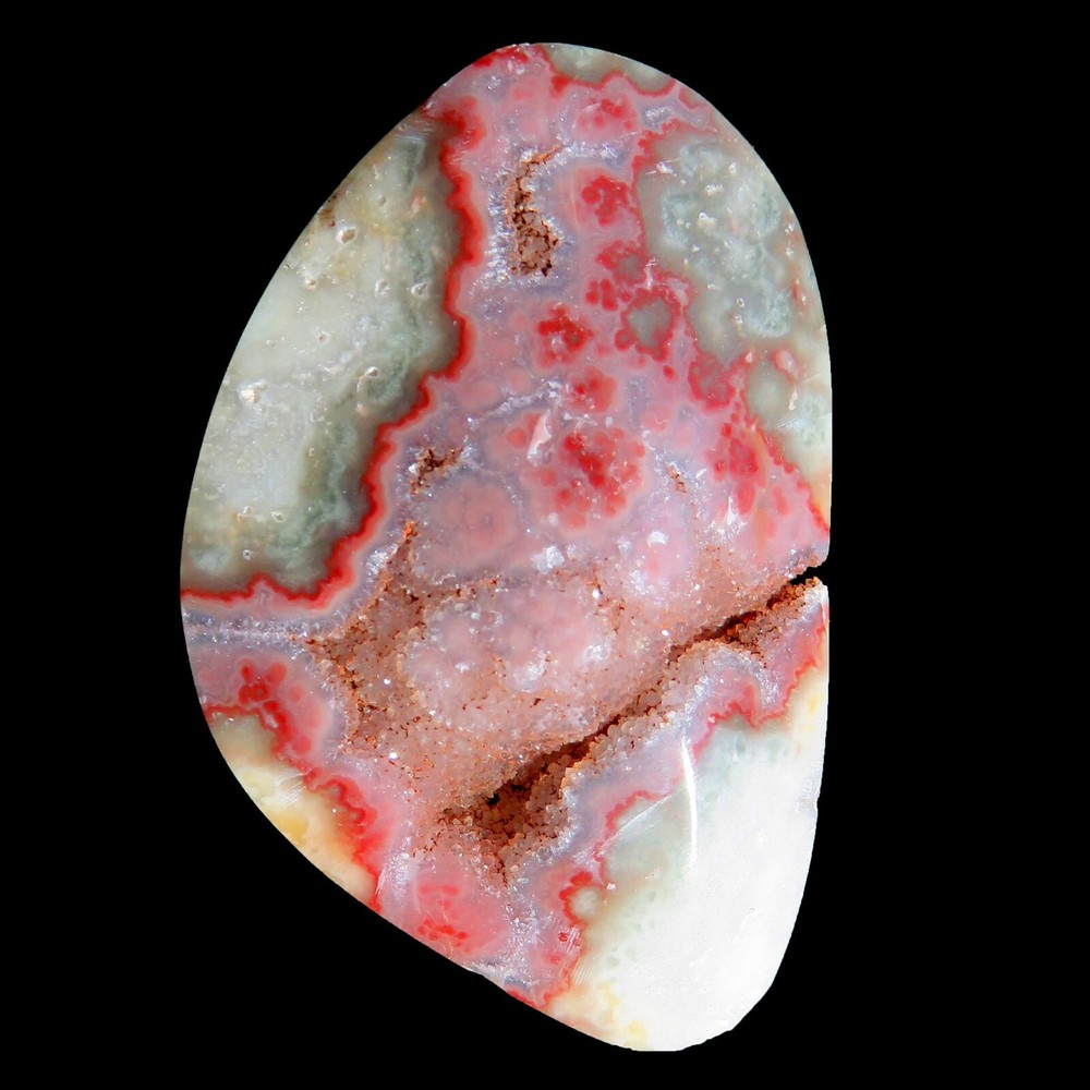 Freeform Druzy Stalactite Agate Cabochon   U824