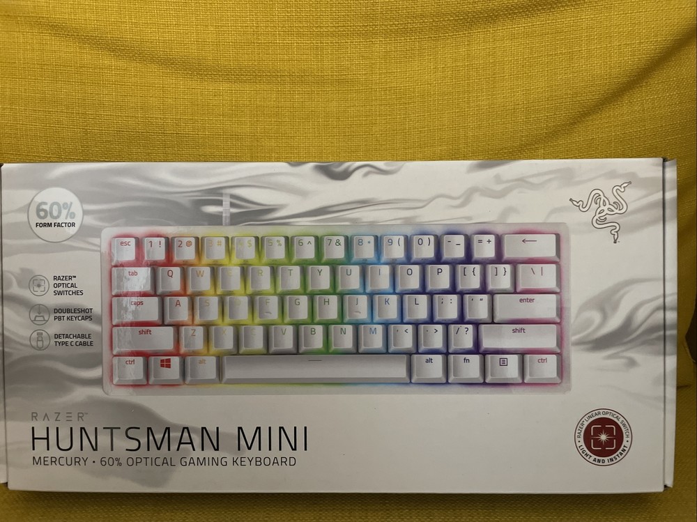 Razer Huntsman Mini Mercury Edition - 60% Optical