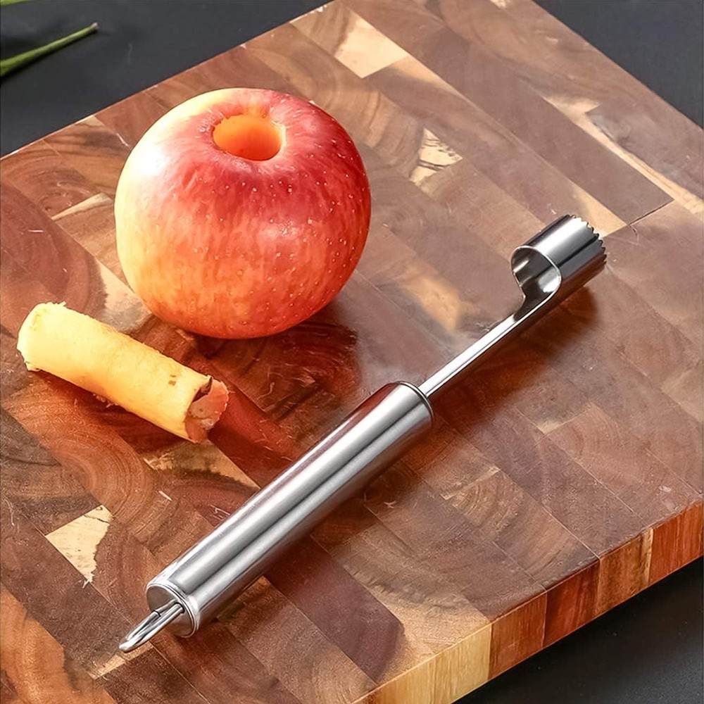 6 Pieces Corer and Pitter Fruit & Vegetable Multi-Function Stainless Corer an...