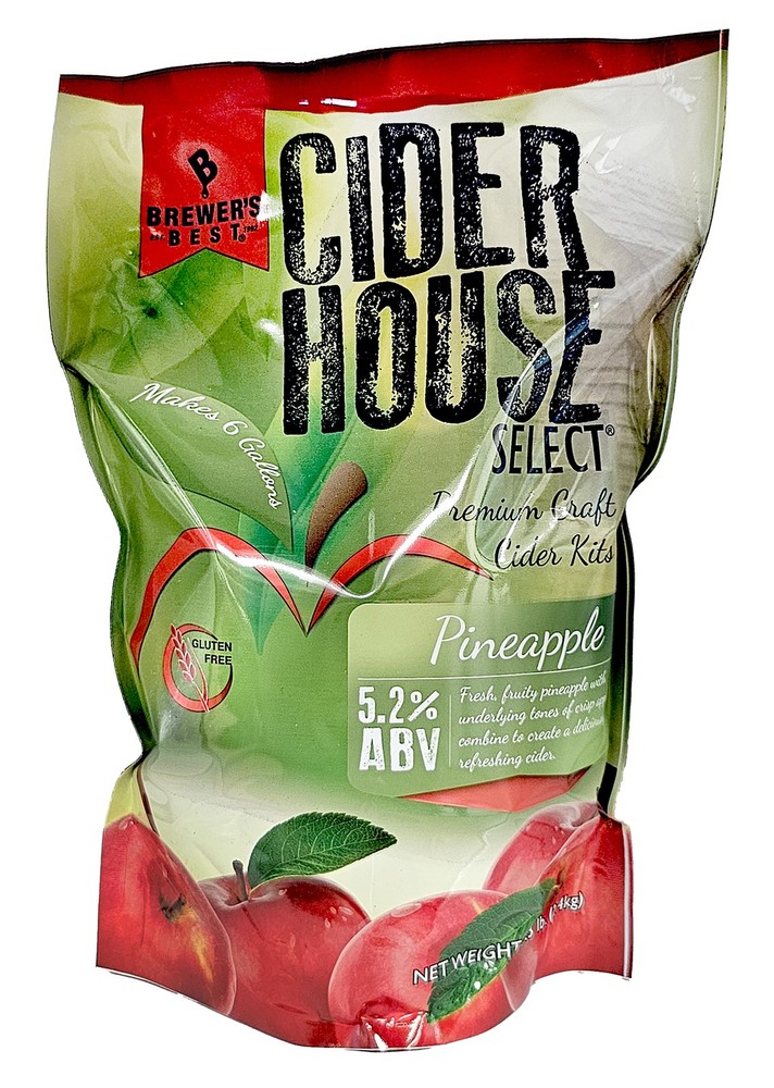 Brewer's Best Cider House Select Pineapple Hard Cider Making Ingredient Kit