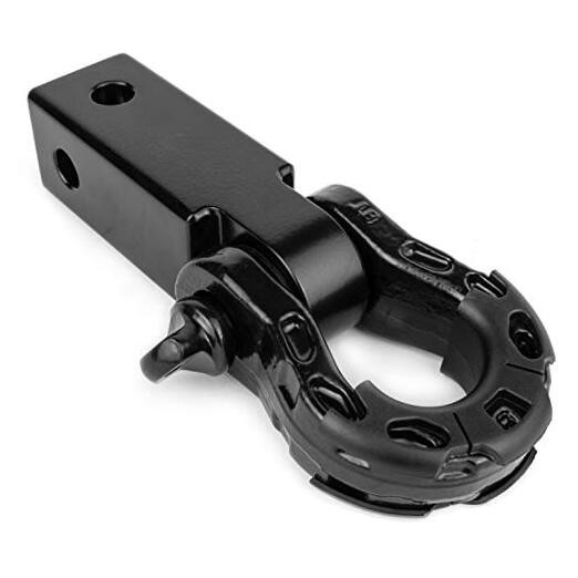 GearAmerica Aluminum Hitch Receiver 2"x2" (Black) | 32,000 LBS Black Mega Hitch