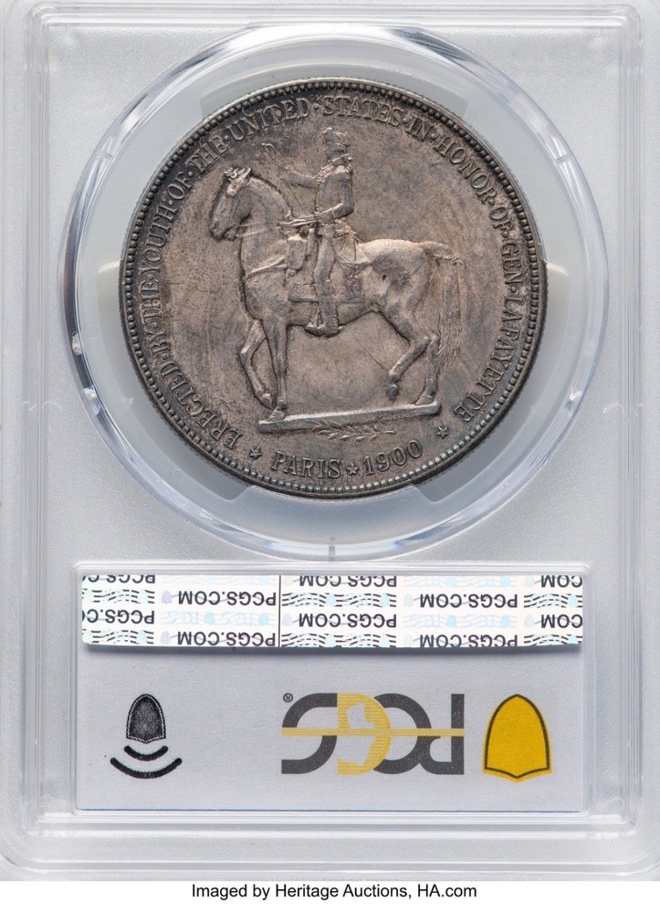 1900 - US - Lafayette Commemorative Silver Dollar- MS61 PCGS. DuVall 1-B