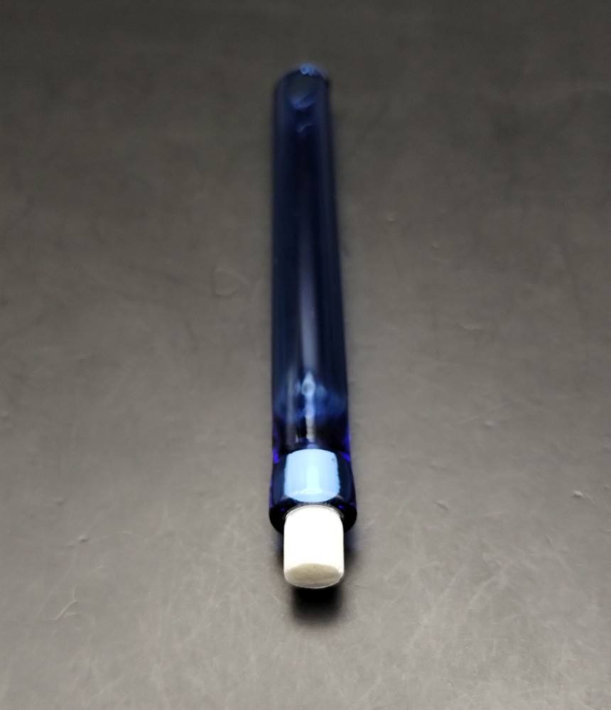 4.25" Light Blue Glass Cigarette Holder