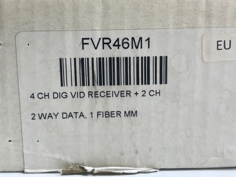 COMNET COMMUNICATION NETWORKS FVR46(M) 4 CH DIG VIDEO REC +2 WAY DATA