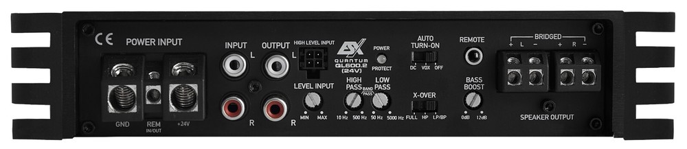 ESX QL600.2 24V 2ch Class D Digital amplifier 600w RMS