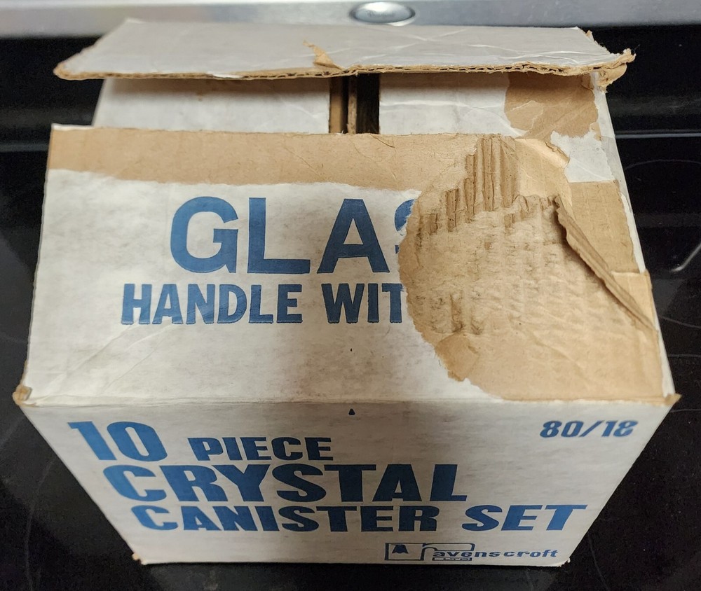 Ravenscroft 10pc Crystal Canister Set