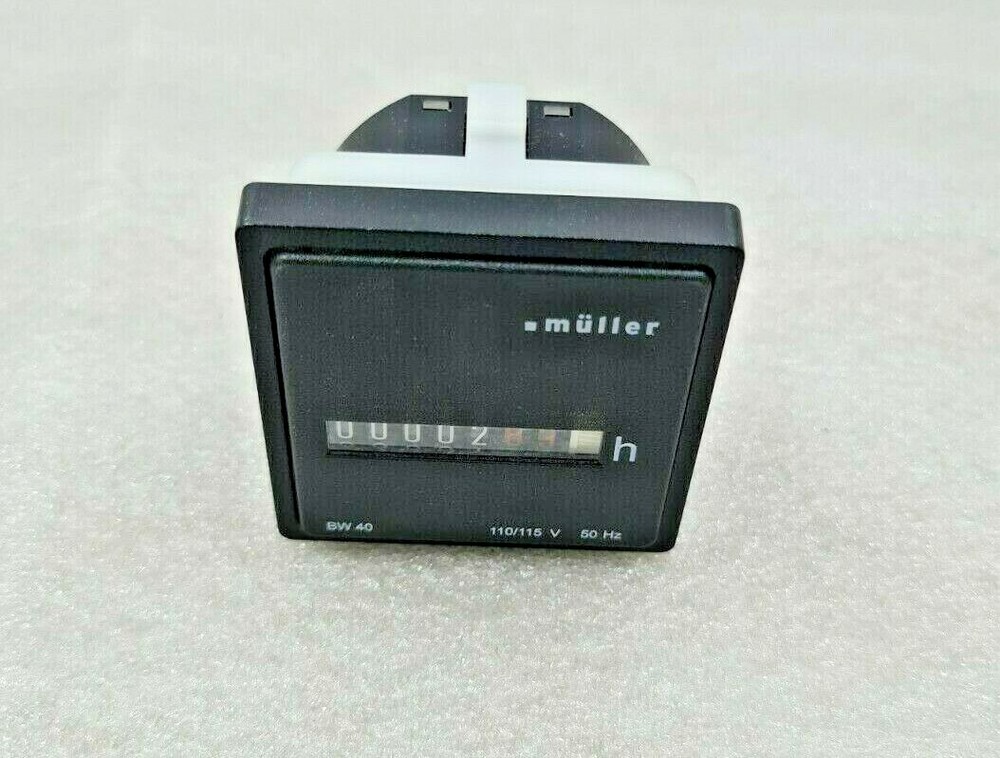 MULLER BW 40.28 7 DIGIT MOTOR DRIVEN HOUR METER 115/50