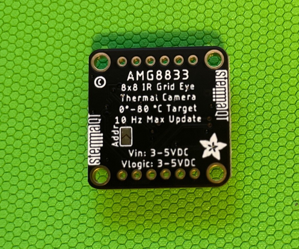 Adafruit AMG8833 IR Grid Eye 8x8 infrared thermal image sensor human detection