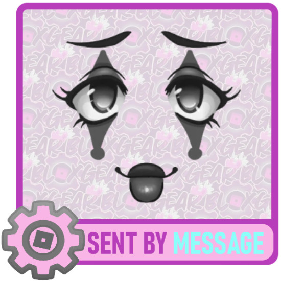 R0BL0X Performing Mime Face Toy Code Sent Fast Via Ebay Message