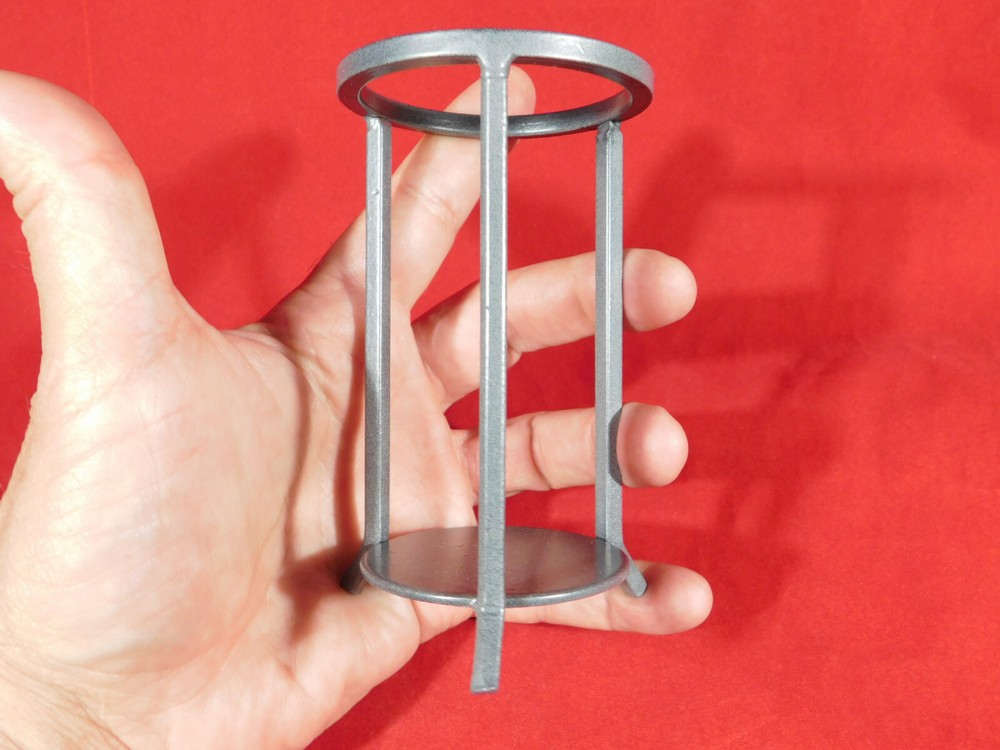Sphere Display Stand Dark Silver Tall Medium Size