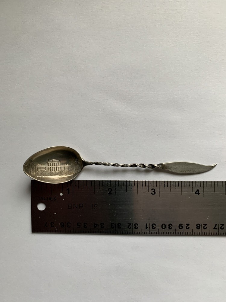Vintage Historical Sterling Silver Spoon