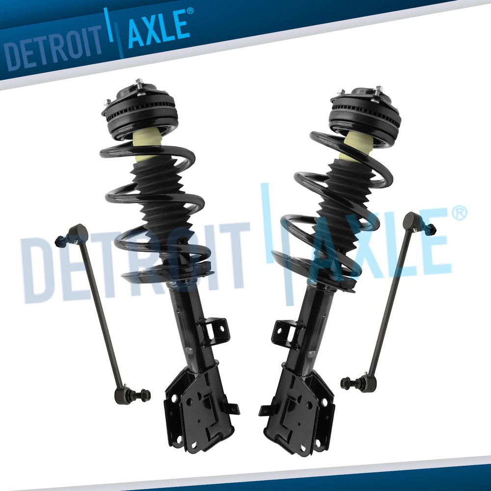 Front Left Right Struts w/ Coil Spring Sway Bars for 2017-2019 Chrysler Pacifica