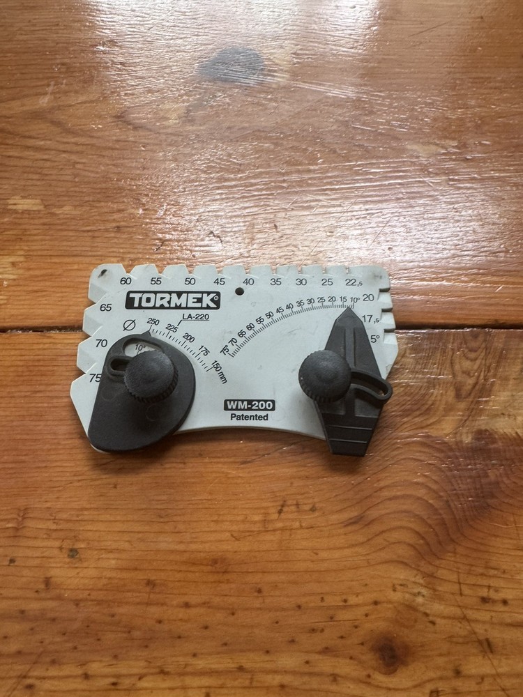 Tormek Angle Setter For Sharpening System. Wm200 Angle Master.