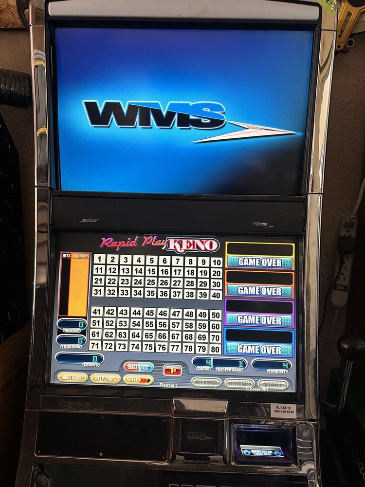 WMS WILLIAMS BB2 SLOT SOFTWARE SET - MULTI-PLAY KENO