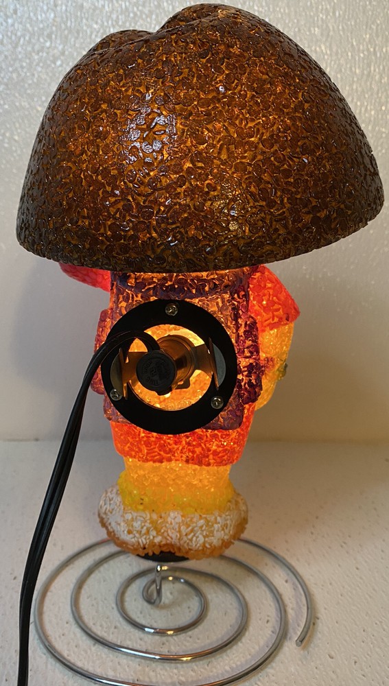 Corded Night Light Table Lamp Dora the Explorer Rubber Beaded 10 1/2" Tall